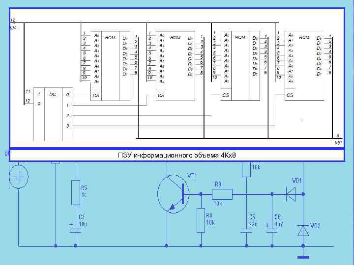 ПЗУ информационного объема 4 Кх8 