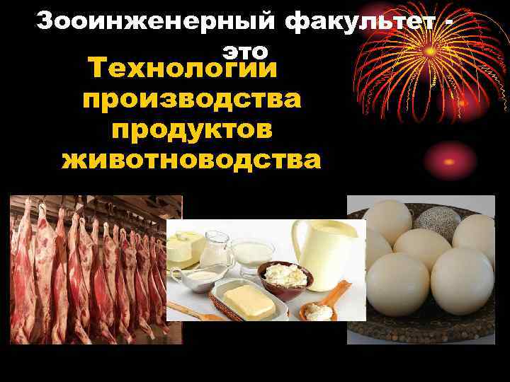 Зооинженерный факультет это Технологии производства продуктов животноводства 