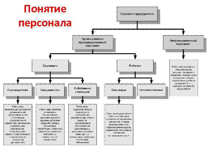 Понятие персонала 