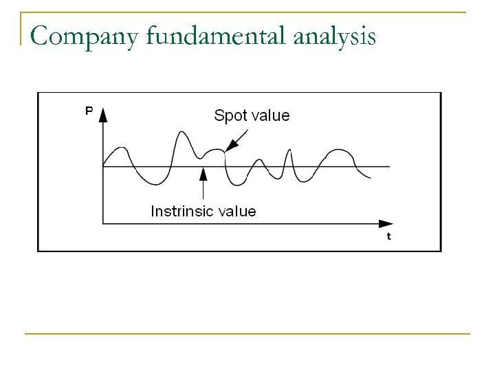 Company fundamental analysis 