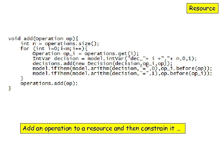 Resource Add an operation to a resource and then constrain it … 