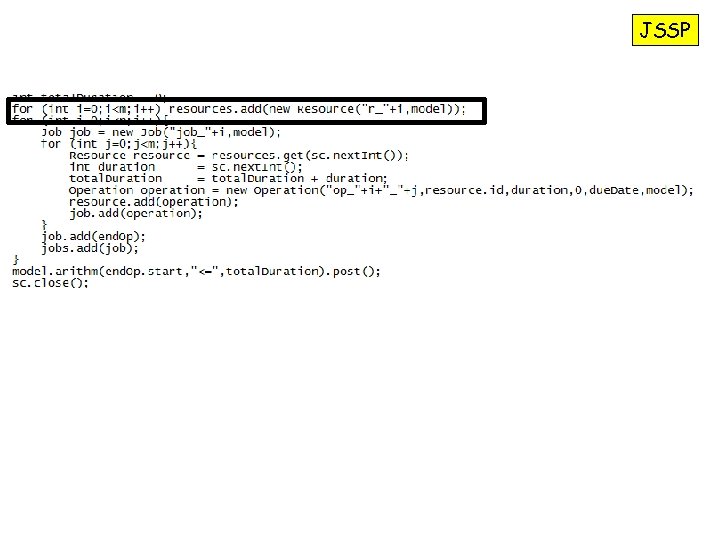 JSSP 