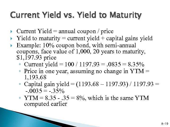 Chapter 8 Interest Rates And Bond Valuation