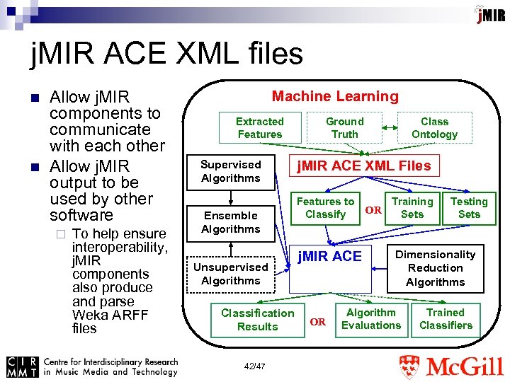 j. MIR ACE XML files n n Allow j. MIR components to communicate with