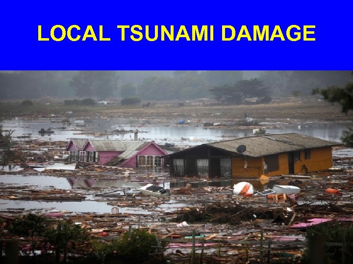 LOCAL TSUNAMI DAMAGE 