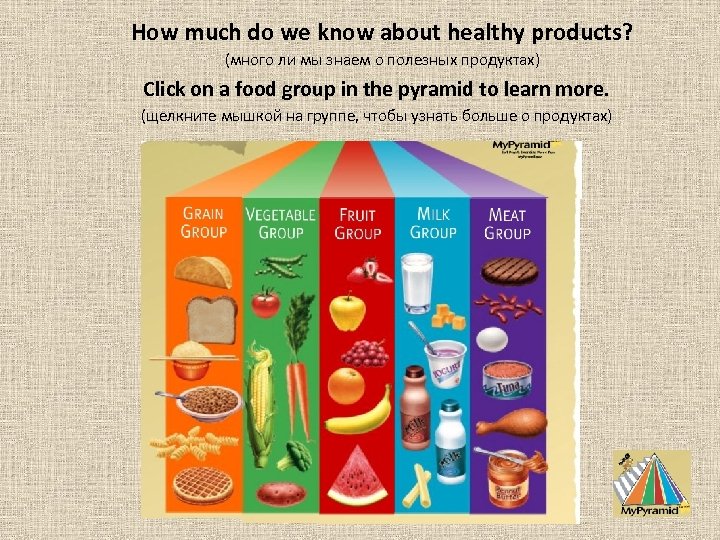 How much do we know about healthy products? (много ли мы знаем о полезных