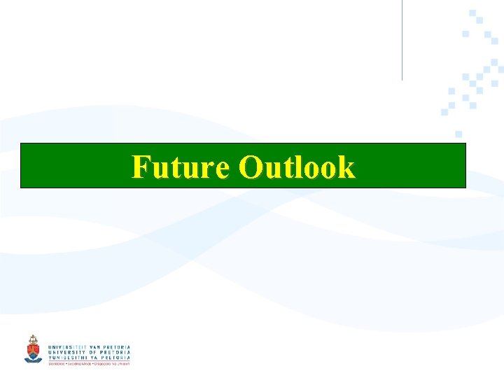Future Outlook 