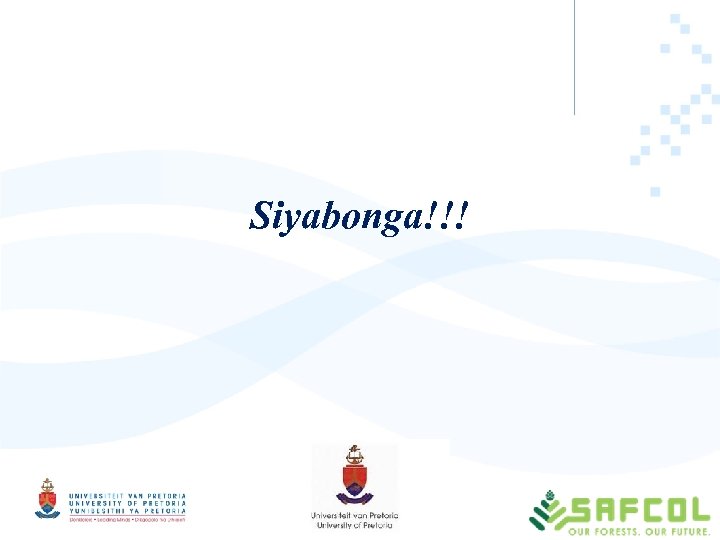 Siyabonga!!! 