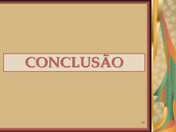 CONCLUSÃO 47 