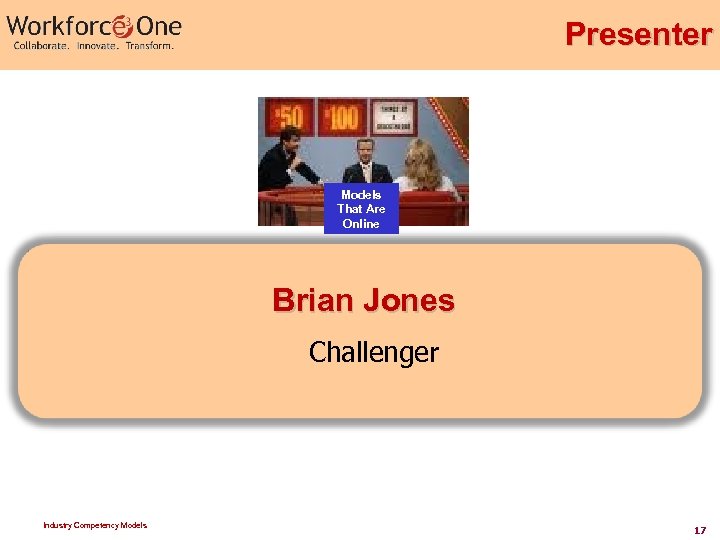 Presenter Models That Are Online Brian Jones Challenger Industry Competency Models 17 