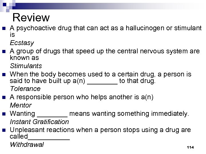 Review n n n A psychoactive drug that can act as a hallucinogen or