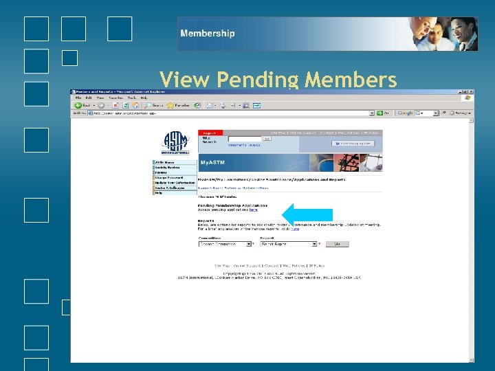 View Pending Members 
