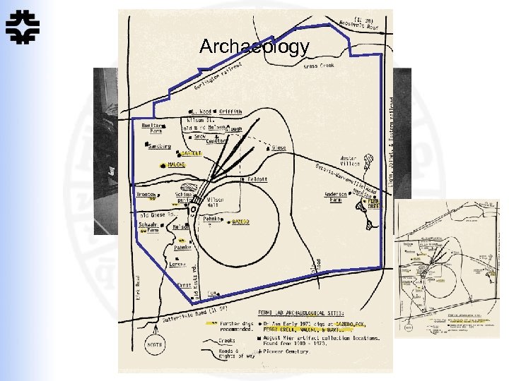 Archaeology Dr. Ann Early reviews some of the artifacts she found in her 1970