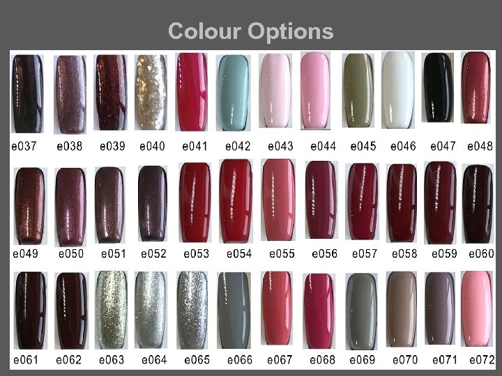 Colour Options 