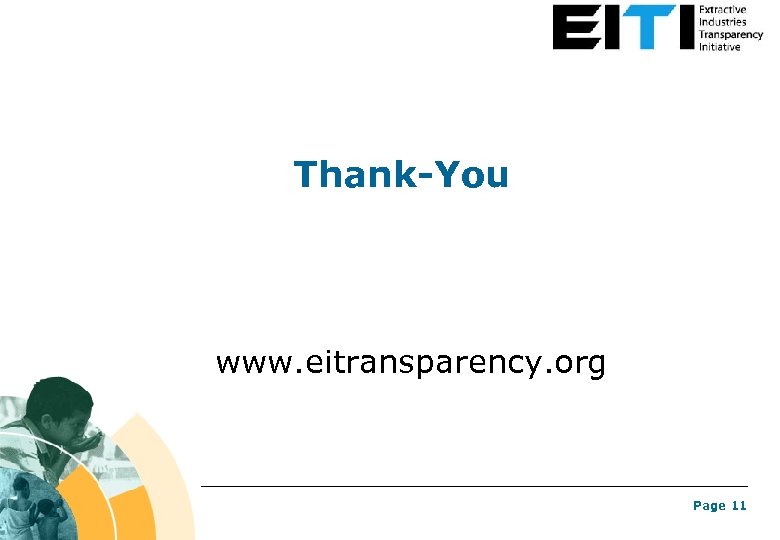 Thank-You www. eitransparency. org Page 11 