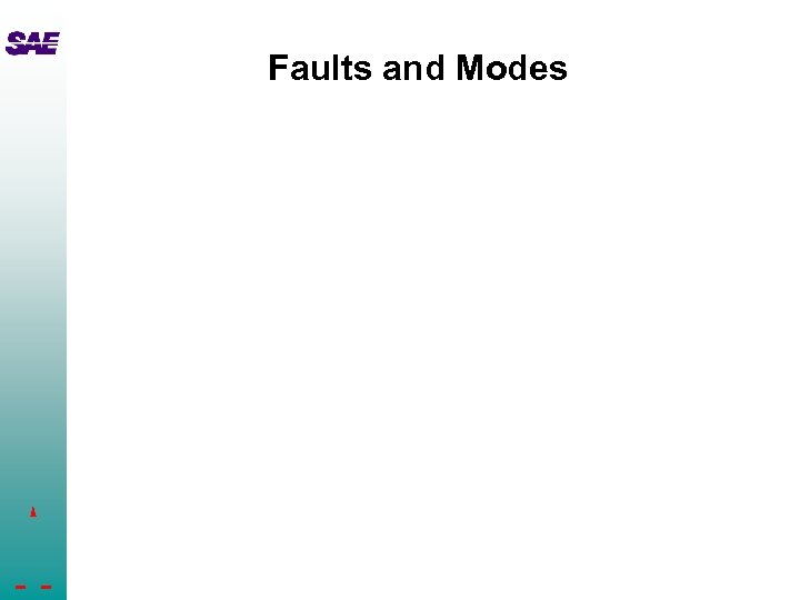 Faults and Modes 