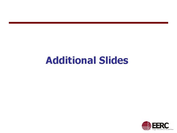 Additional Slides 