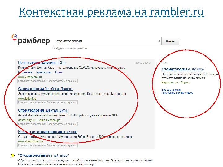 Контекстная реклама на rambler. ru 