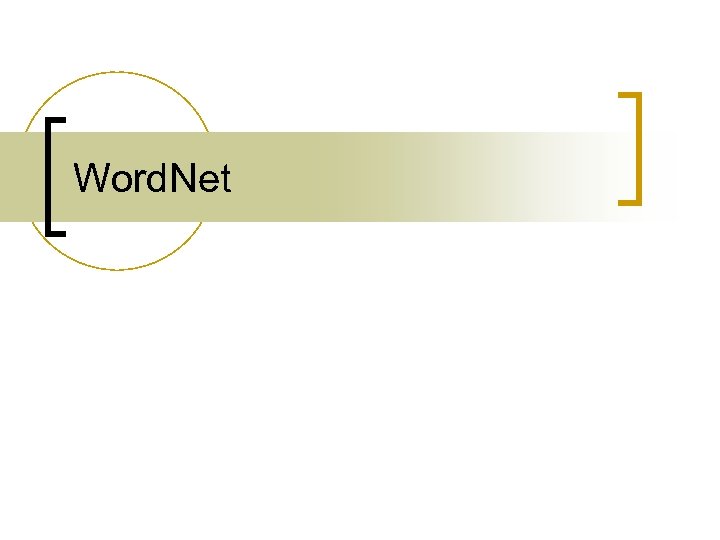 Word. Net 