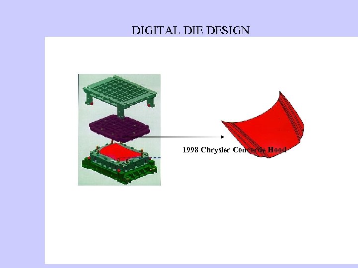 DIGITAL DIE DESIGN 1998 Chrysler Concorde Hood 