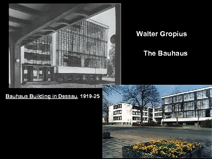 Walter Gropius The Bauhaus Building in Dessau, 1919 -25 