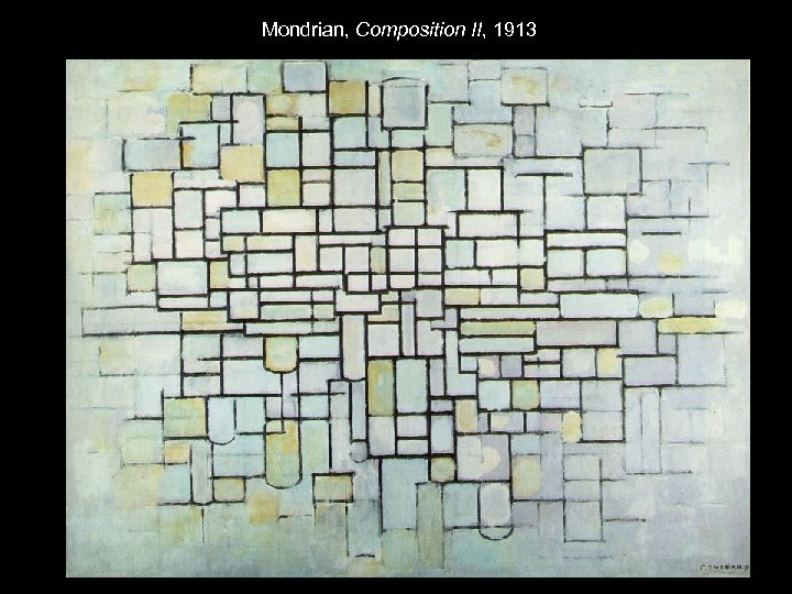 Mondrian, Composition II, 1913 