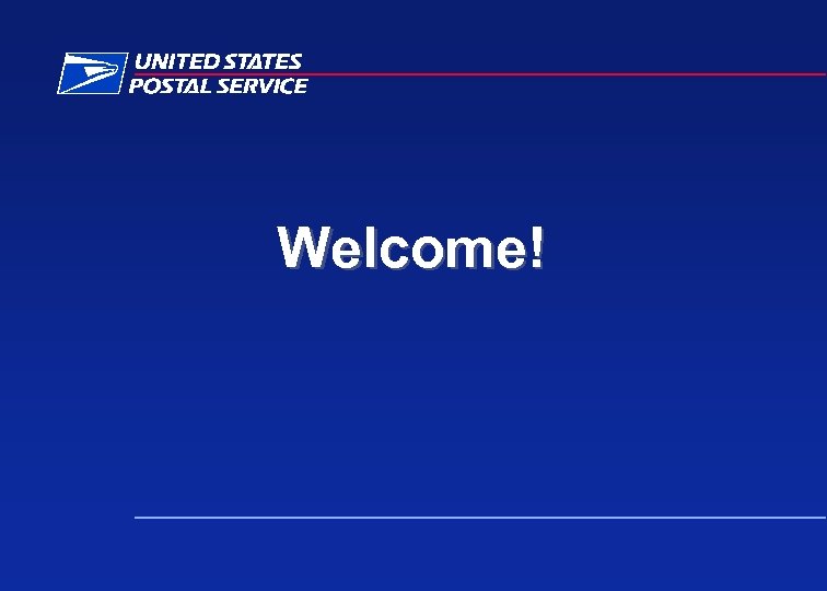 Welcome! 