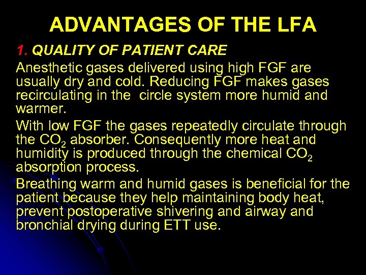 LOW FLOW ANESTHESIA LOW FLOW ANESTHESIA LOW FLOW   Image 29 