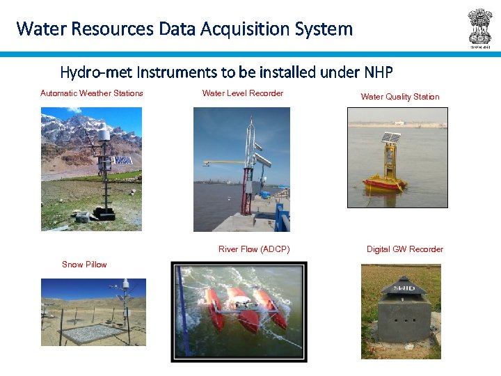 Water Resources Data Acquisition System Hydro-met Instruments to be installed under NHP Automatic Weather