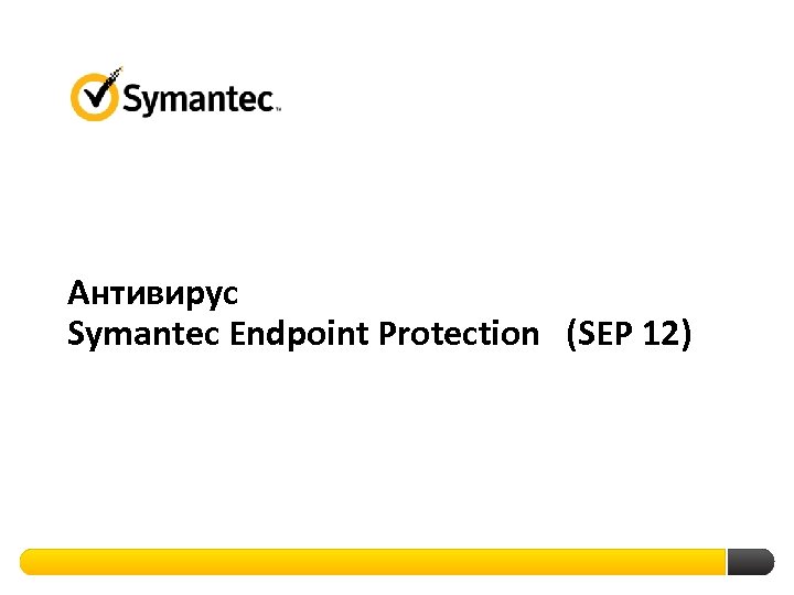 Антивирус Symantec Endpoint Protection (SEP 12) 