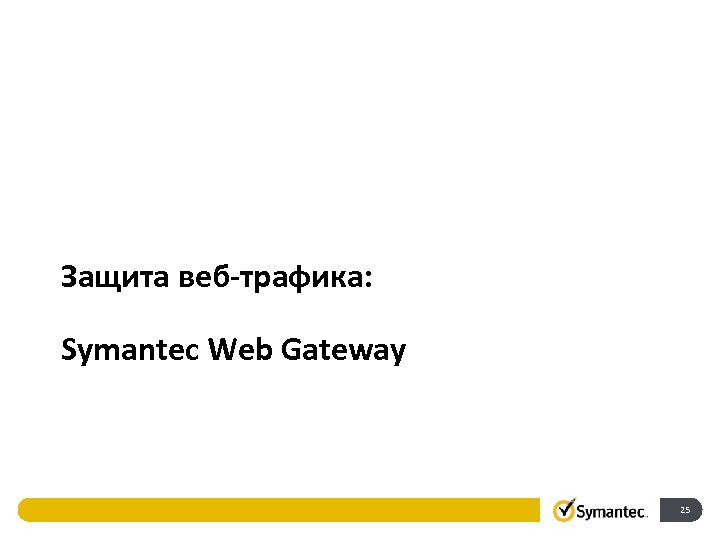 Защита веб-трафика: Symantec Web Gateway 25 