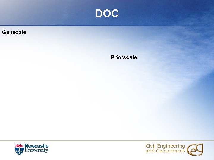 DOC Geltsdale Priorsdale 