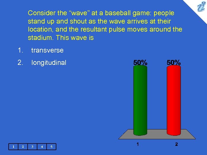 Consider the “wave” at a baseball game: people stand up and shout as the