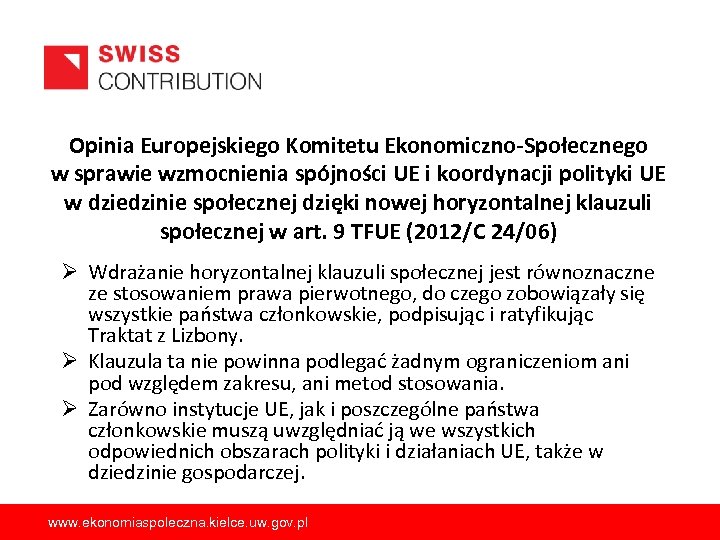 Opinia Europejskiego Komitetu Ekonomiczno-Społecznego w sprawie wzmocnienia spójności UE i koordynacji polityki UE w