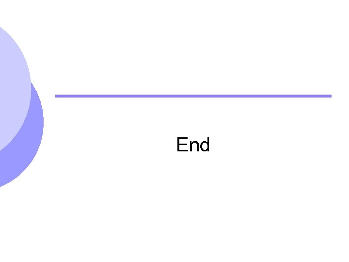 End 