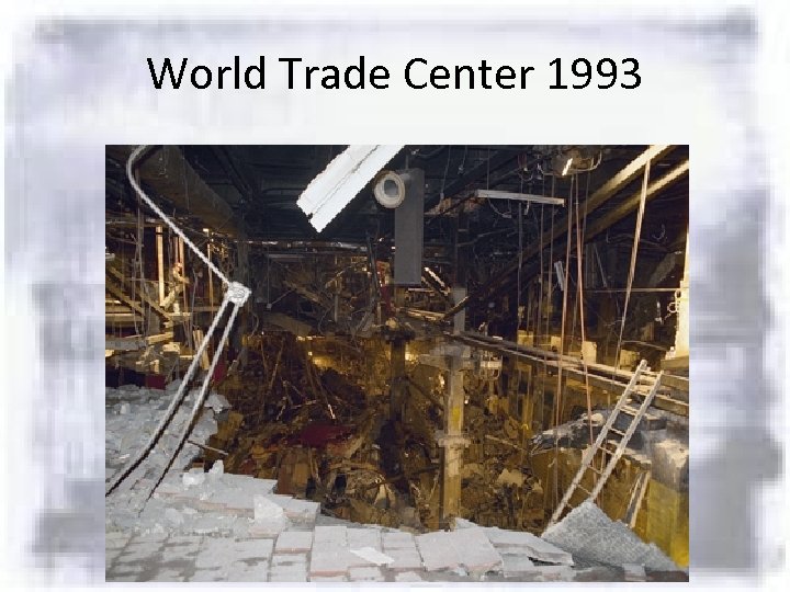 World Trade Center 1993 