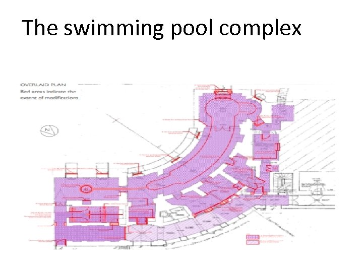 The swimming pool complex 