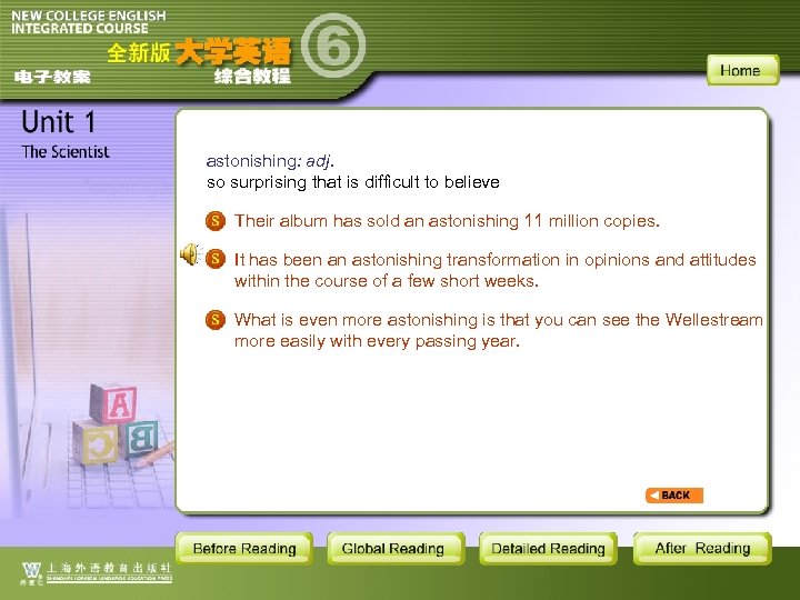 astonishing: adj. so surprising that is difficult to believe Their album has sold an