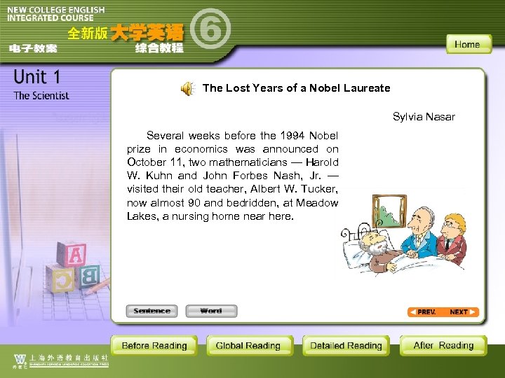 The Lost Years of a Nobel Laureate Sylvia Nasar Several weeks before the 1994