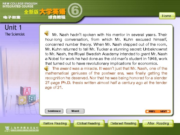 Mr. Nash hadn’t spoken with his mentor in several years. Their hour-long conversation, from