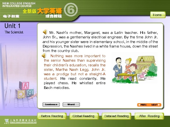 Mr. Nash’s mother, Margaret, was a Latin teacher. His father, John Sr. , was