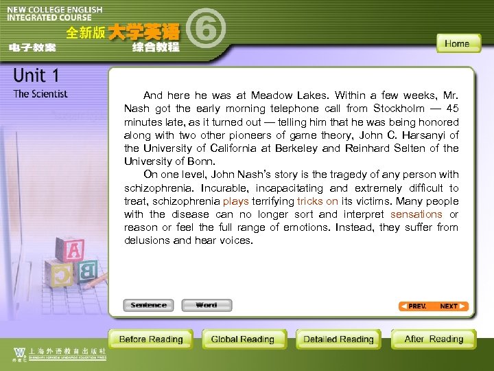 And here he was at Meadow Lakes. Within a few weeks, Mr. Nash got