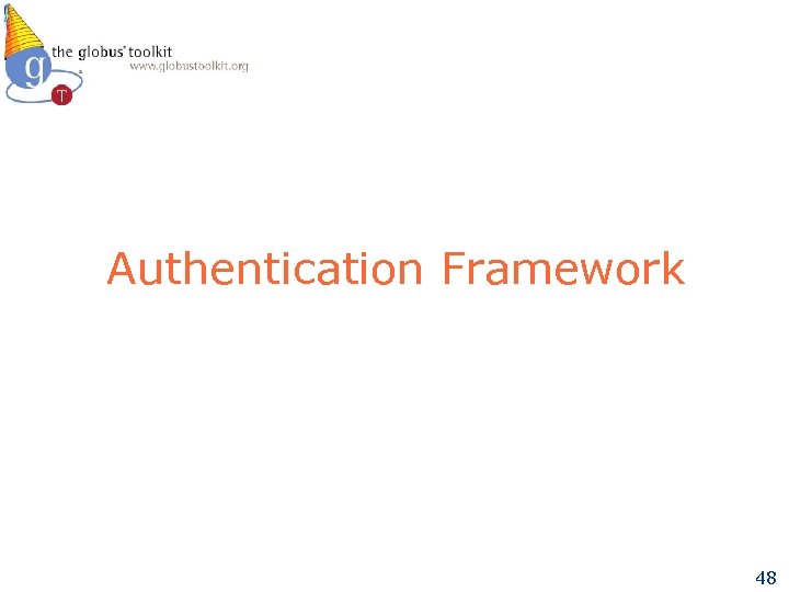 Authentication Framework 48 