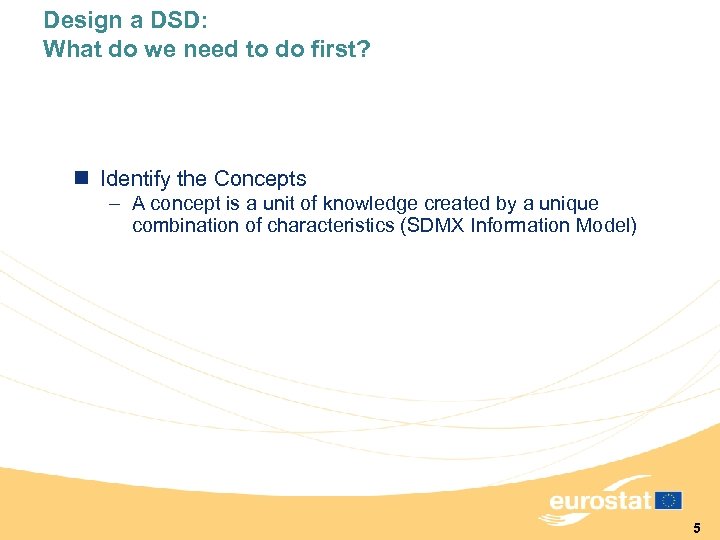 Design a DSD: What do we need to do first? n Identify the Concepts