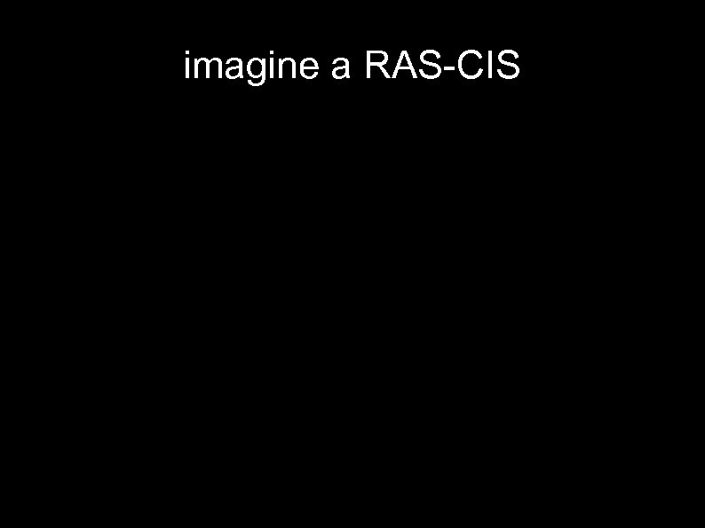 imagine a RAS-CIS 