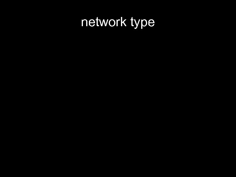 network type 