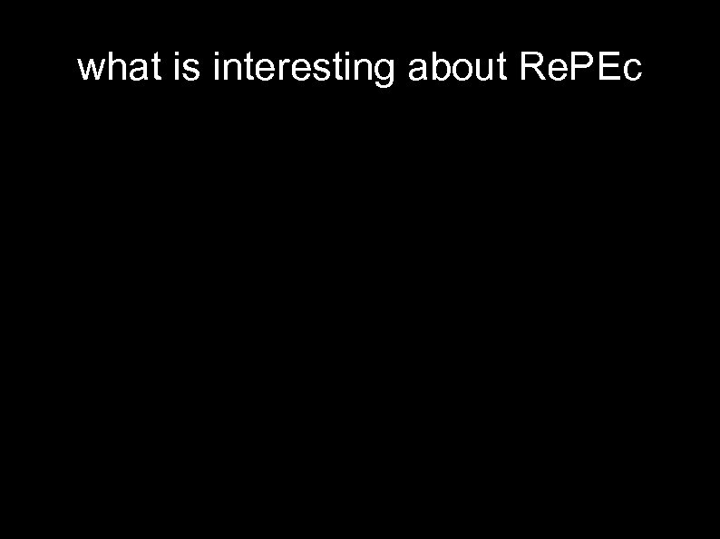 what is interesting about Re. PEc 