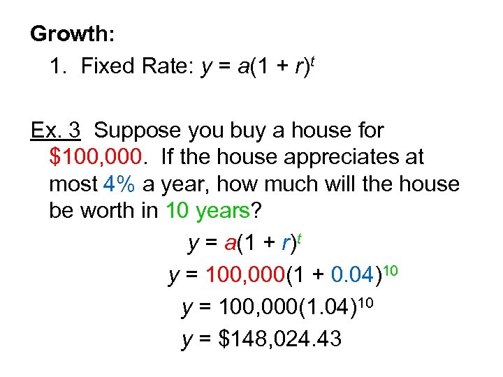 8 8 Exponential Growth Decay