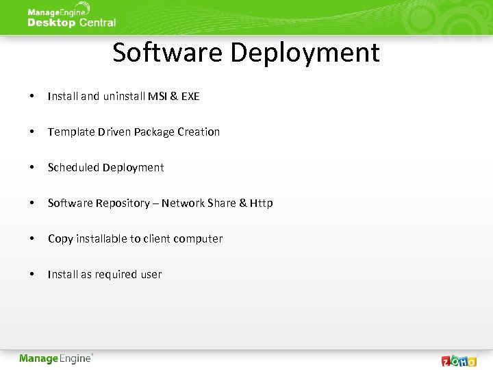 msi software deployment