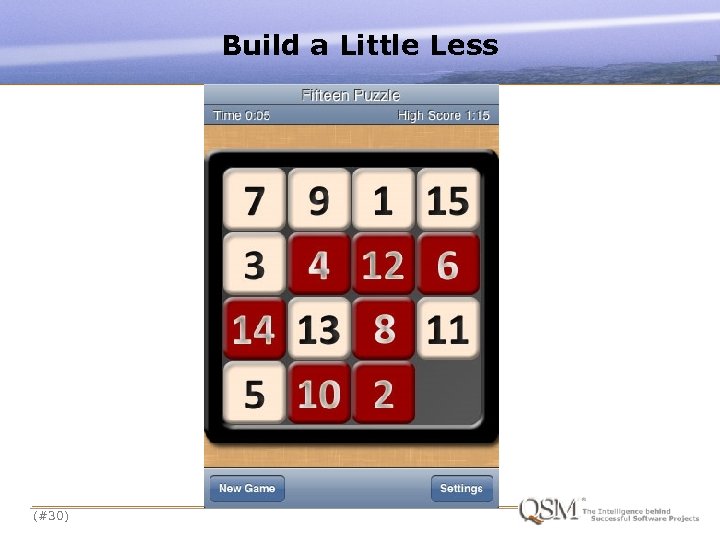 Build a Little Less (#30) 